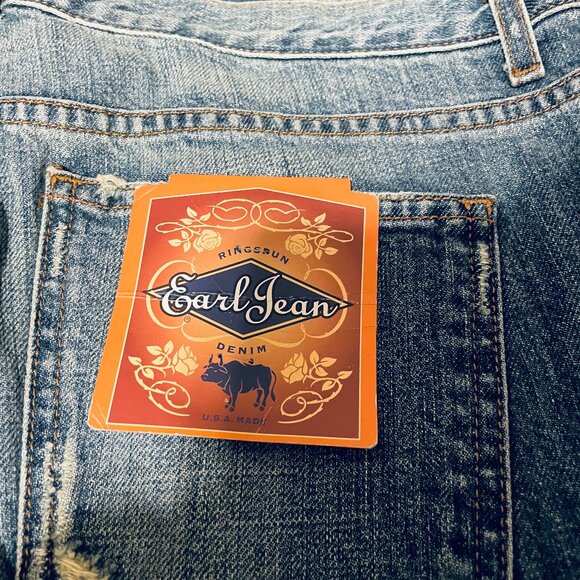NWT Earl Jean Womens BootCut Medium wash Made in USA 75 Vintage Denim - Picture 7 of 9